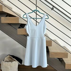 Pastel blue dress